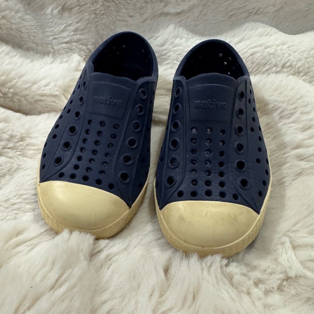 Native Jefferson Slip-On Toddler Kids Shoes - Navy